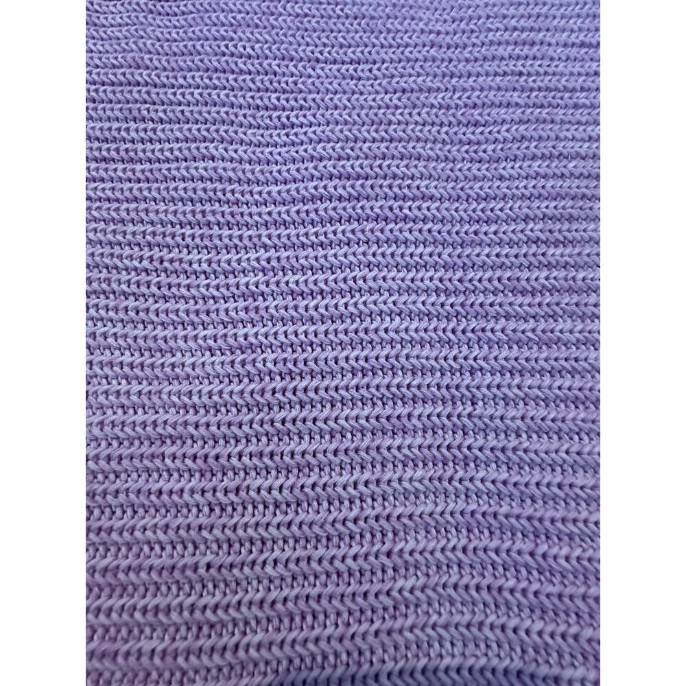 *SOLD* Talbots Lavender Petites 100% Pima Cotton Sweater Size MP ComfyChic Quiet - Picture 7 of 9